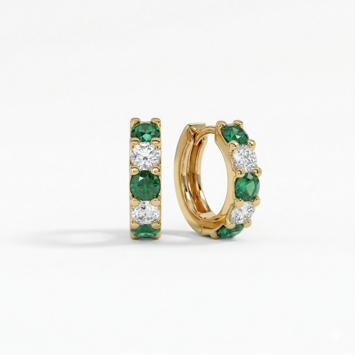 Emerald Rhythm Hoops (MG187)