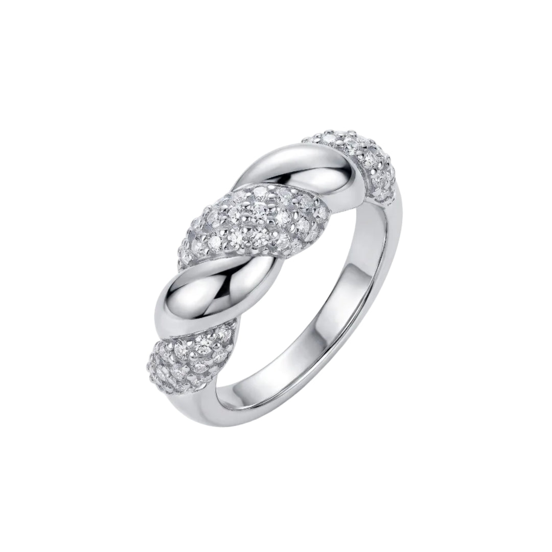 Twist Pave Ring (MG459)