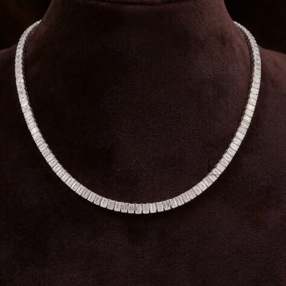 Round Tennis Necklace