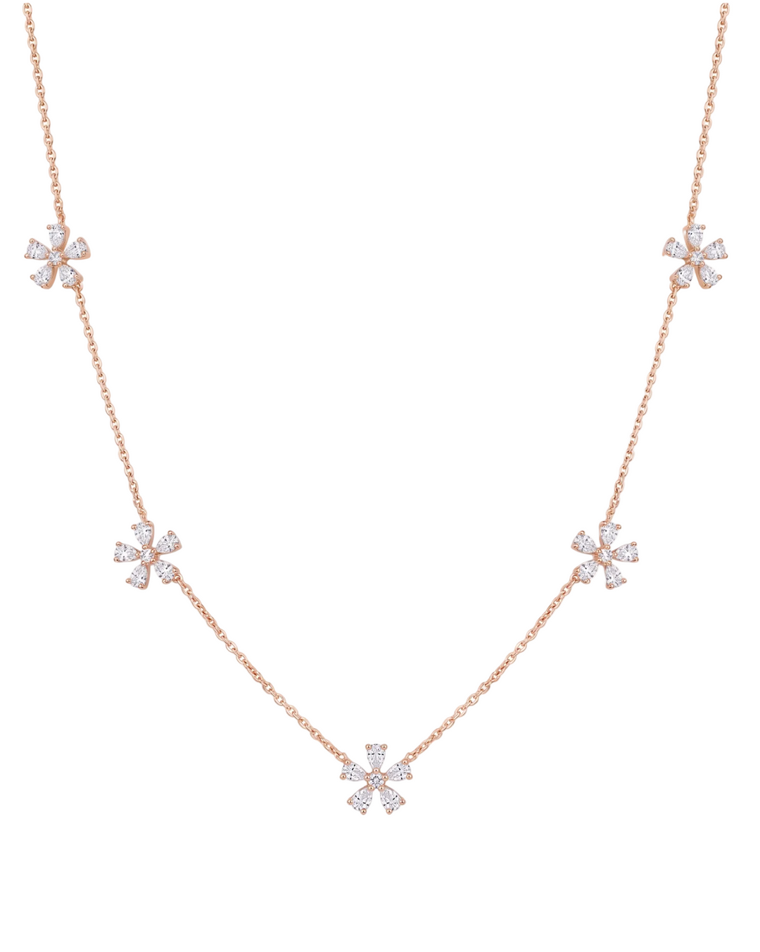 Ruby Bloom Necklace