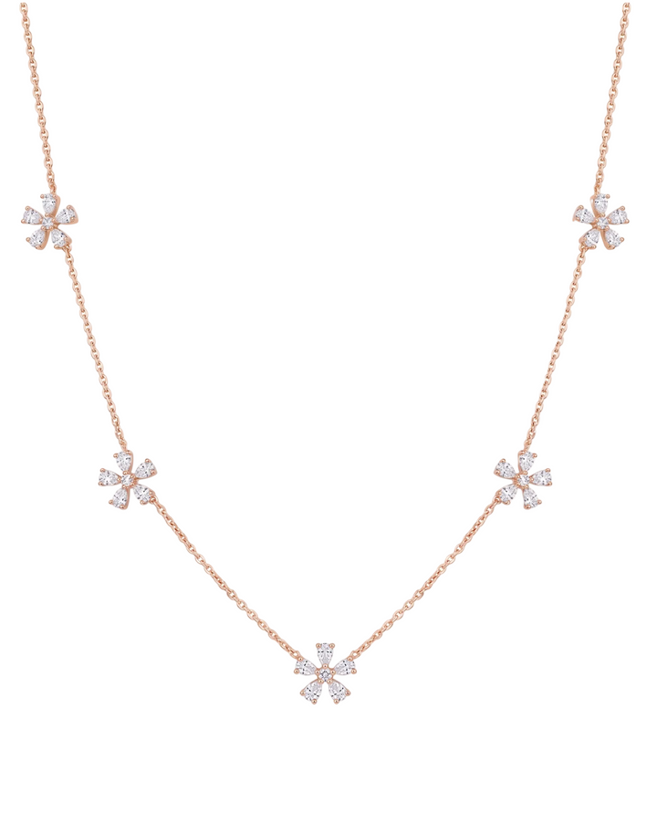 Ruby Bloom Necklace