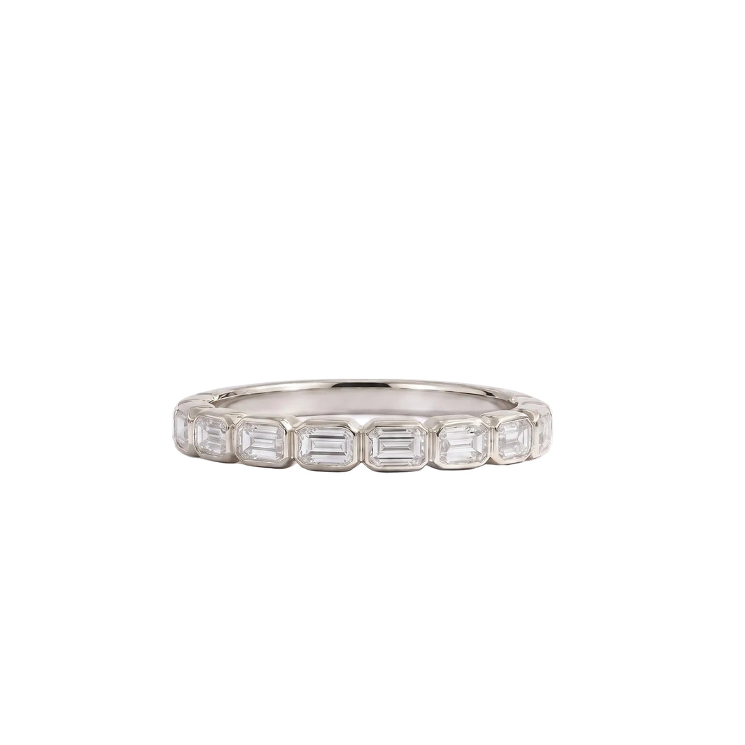 Aurelia Emerald Half-Eternity Ring (MG450)