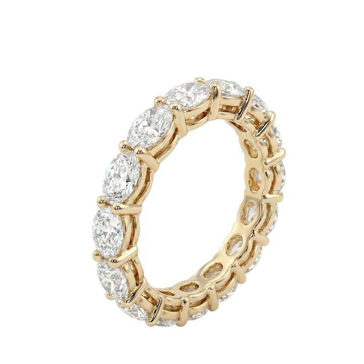 Oval Aurora Eternity Ring (MG254)
