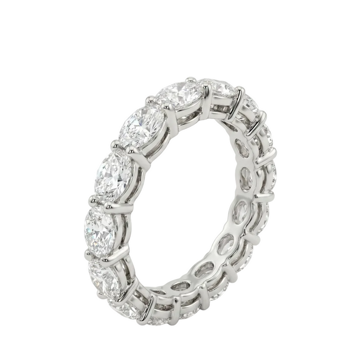 Oval Aurora Eternity Ring (MG254)
