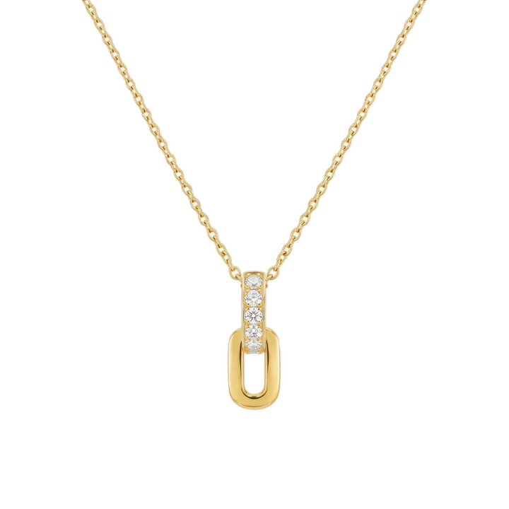 Tilted Monarch Frame Necklace