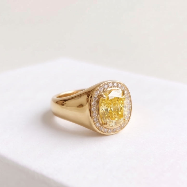 Petite Éclat Yellow Pinky Ring (MG486)