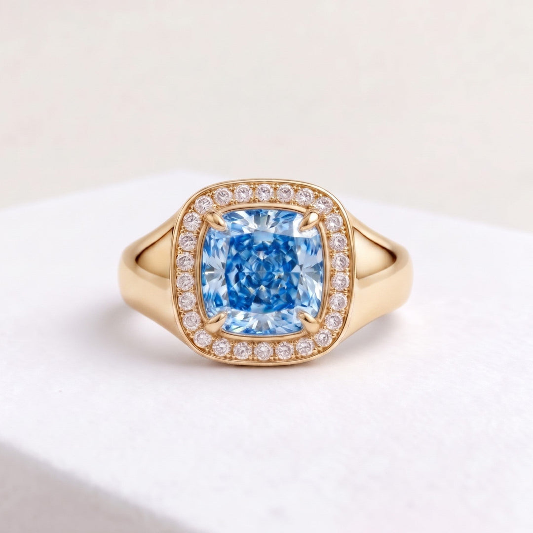 Petite Éclat Blue Pinky Ring (MG488)