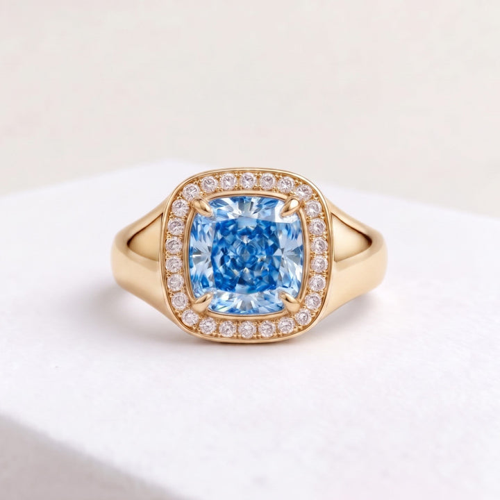 Petite Éclat Blue Pinky Ring (MG488)