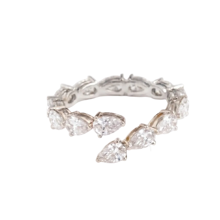 Cascade Pear Open Ring (MG251)