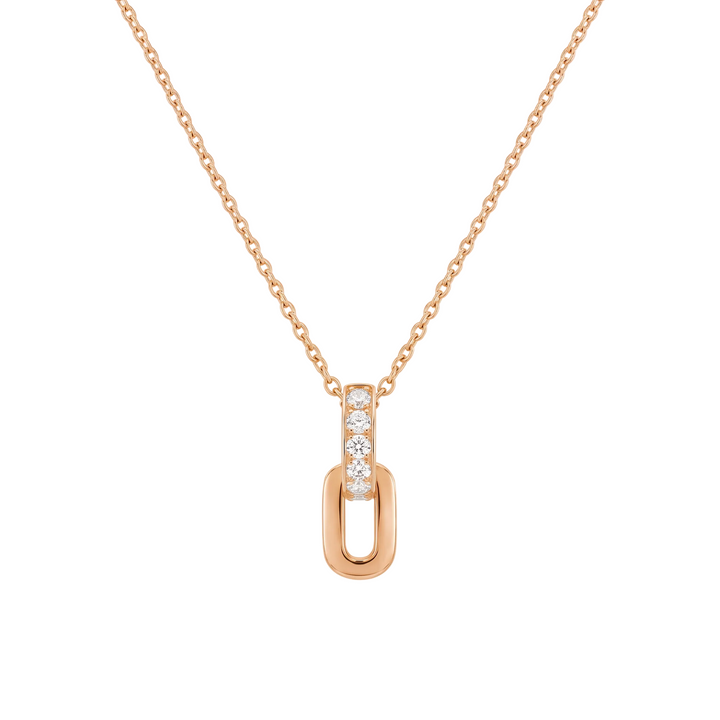 Tilted Monarch Frame Necklace