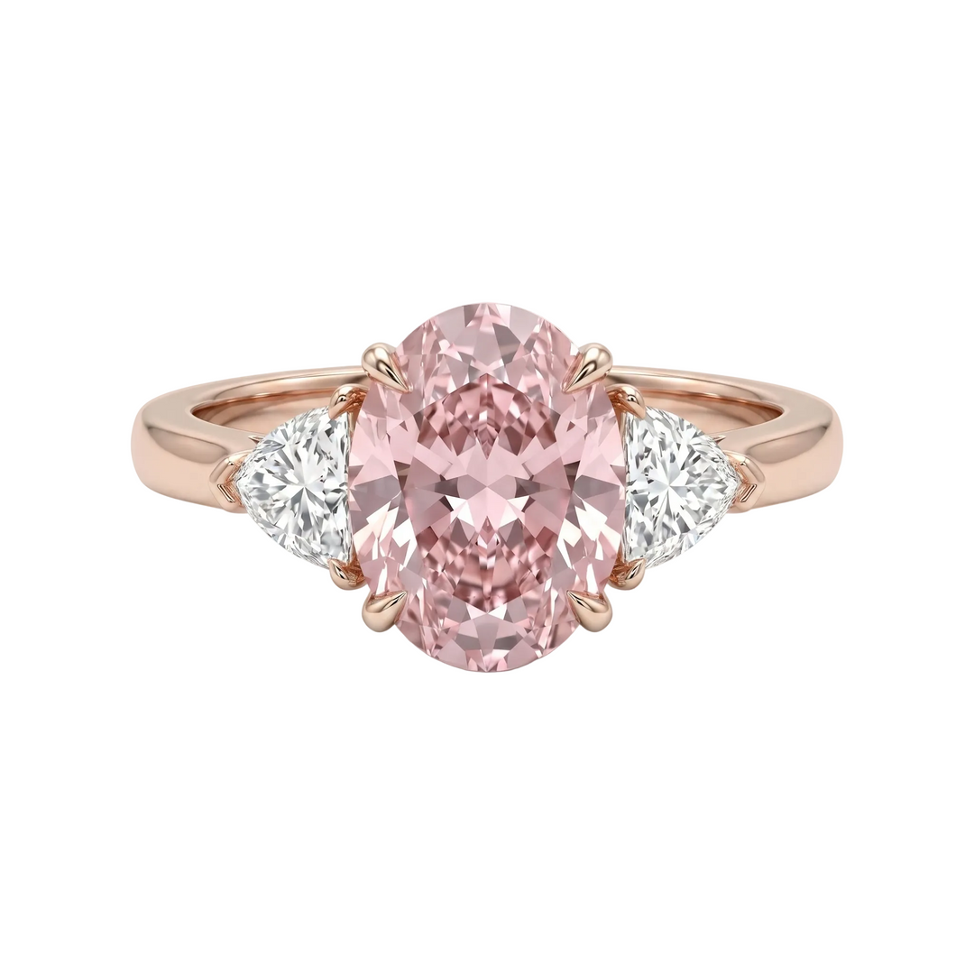 Trillion Pink Oval Harmony (MG047)