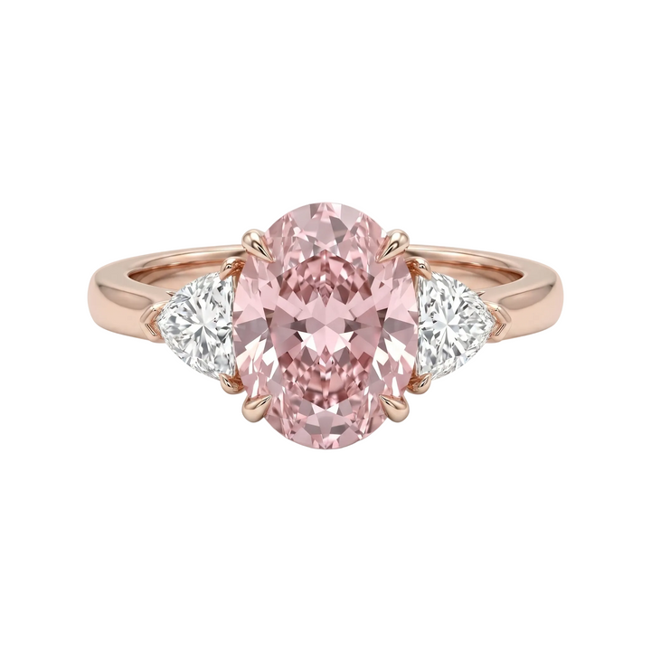 Trillion Pink Oval Harmony (MG047)