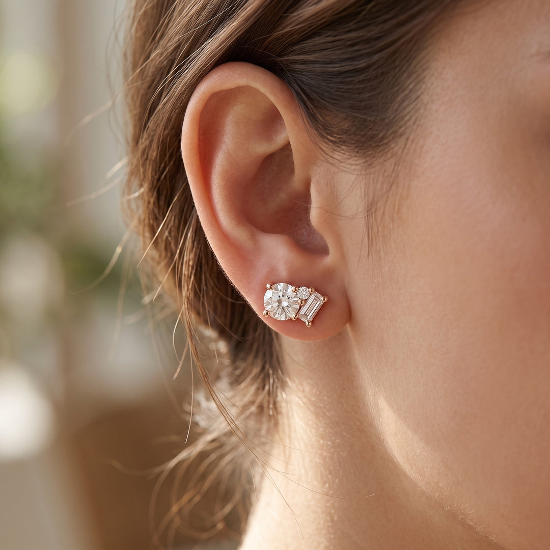 Aria Bloom Studs version-D (MG385)