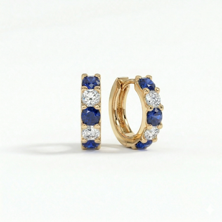 Sapphire Rhythm Hoops (MG188)