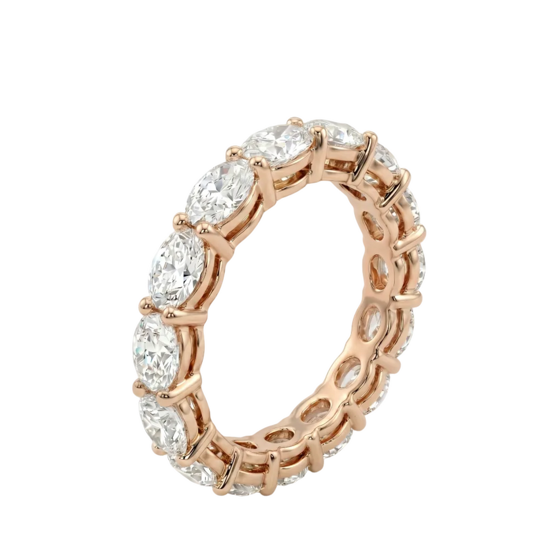 Oval Aurora Eternity Ring (MG254)