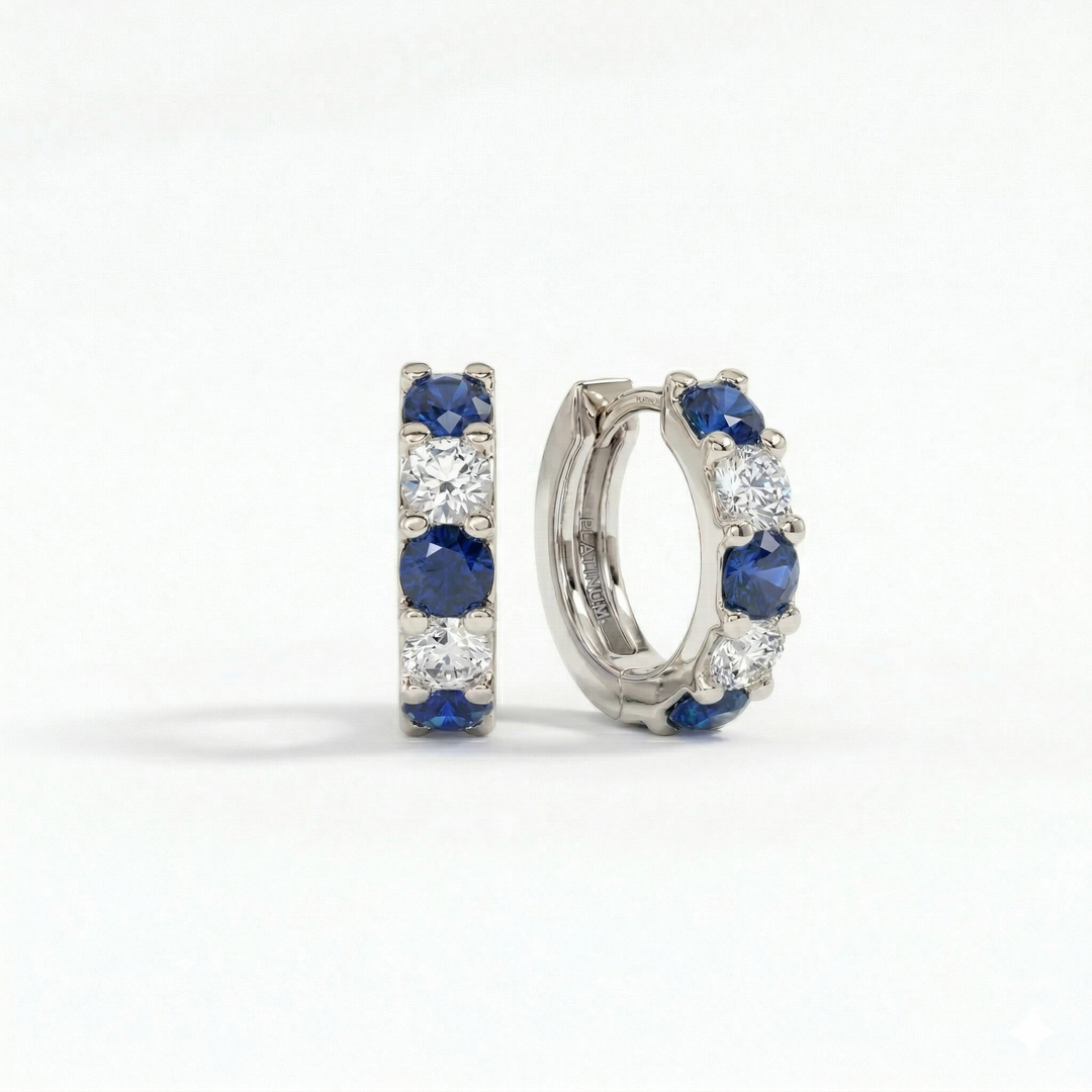 Sapphire Rhythm Hoops (MG188)