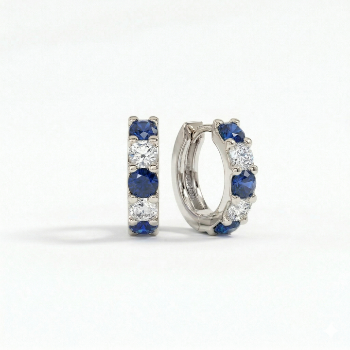Sapphire Rhythm Hoops (MG188)