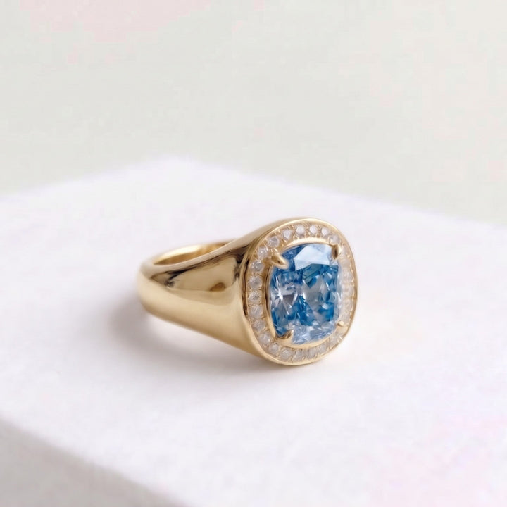 Petite Éclat Blue Pinky Ring (MG488)