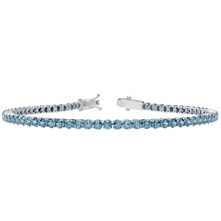Azure Line Tennis Bracelet (MG218)