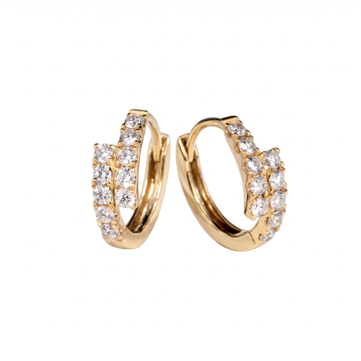Éclat Duo Diamond Hoops (MG412)