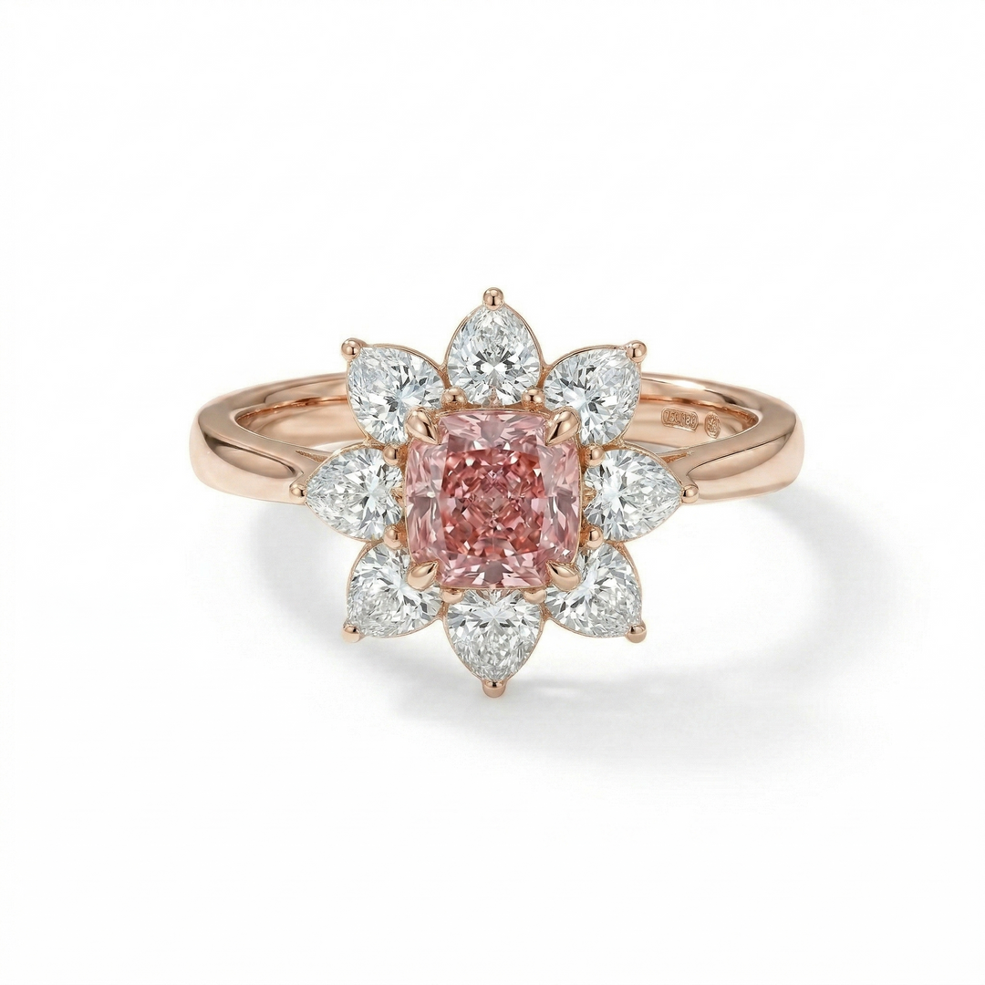 Pink Lotus Bloom Ring (MG212)