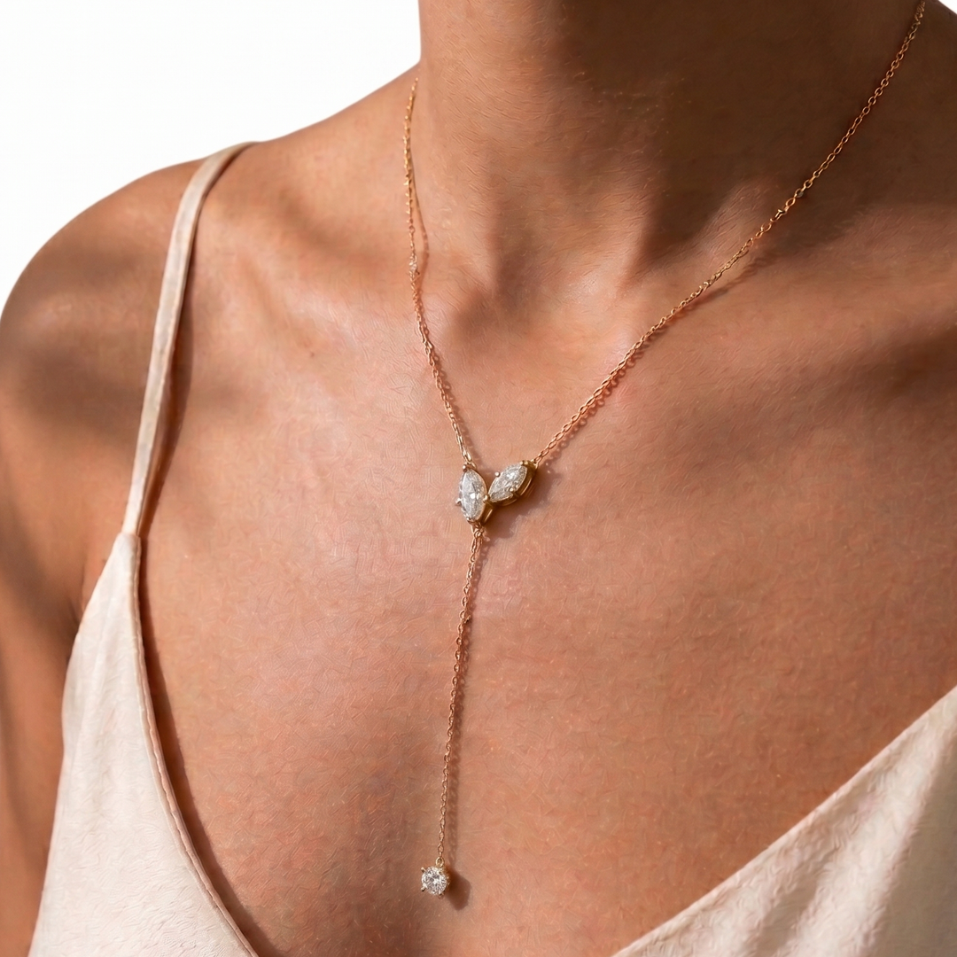 Ruby Bloom Necklace