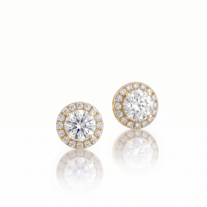 Round Cut Earrings – Radiant Muse