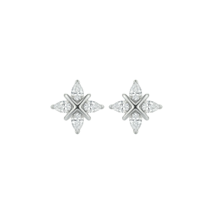 Crosslight Stud Earrings (MG360)