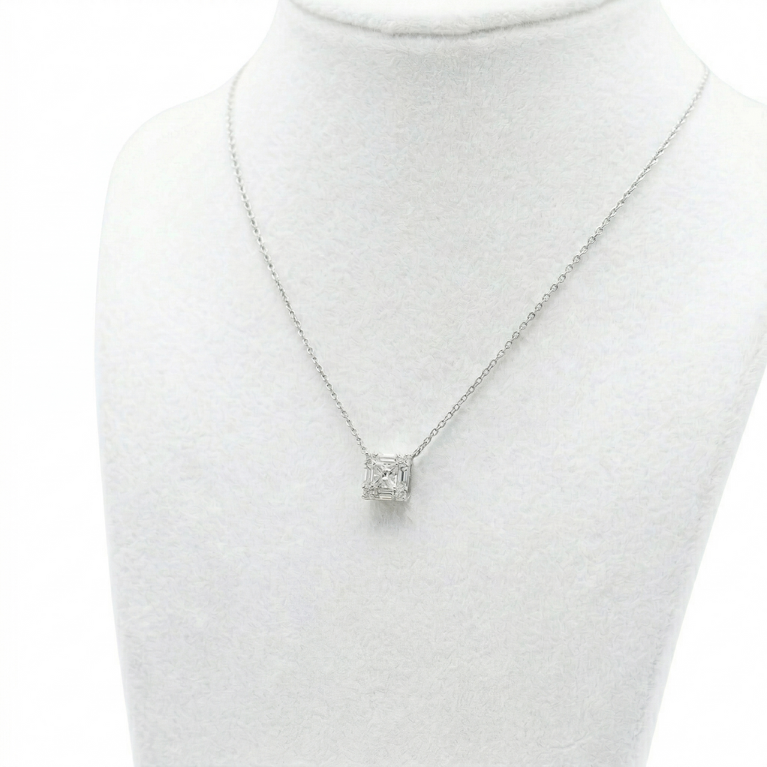 Frame Diamond Necklace (MG177)