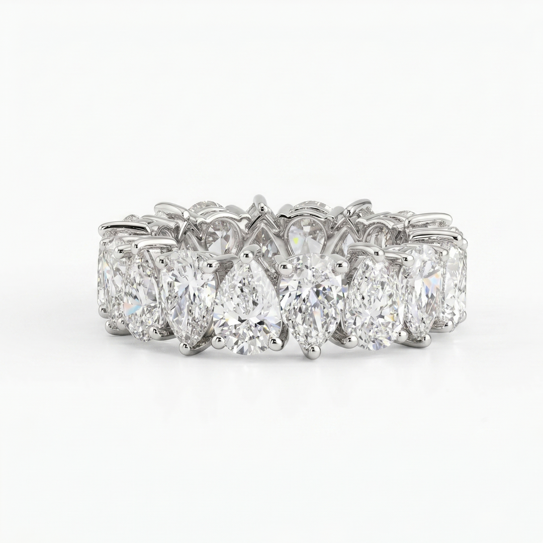 Signature Pear Eternity Ring (MG248)