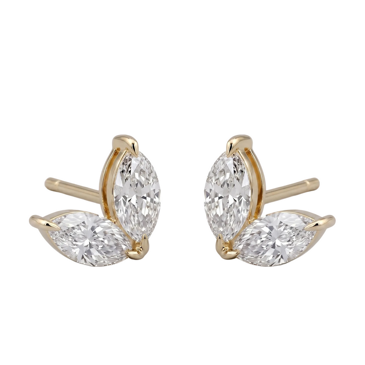 Luna Leaf Studs (MG278)
