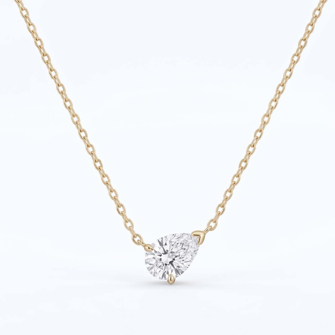 Celeste Pear Necklace (MG153)