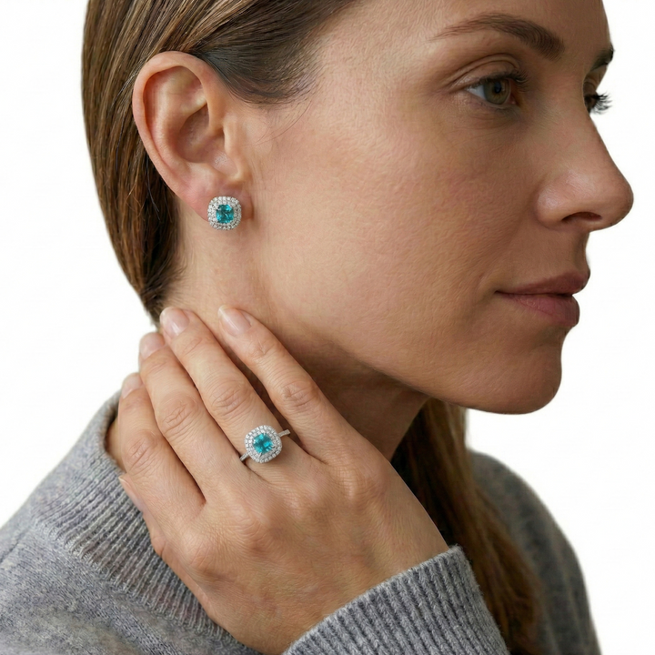 Ocean Majesty Ring ＆ Ocean Crown Studs (MG2005)