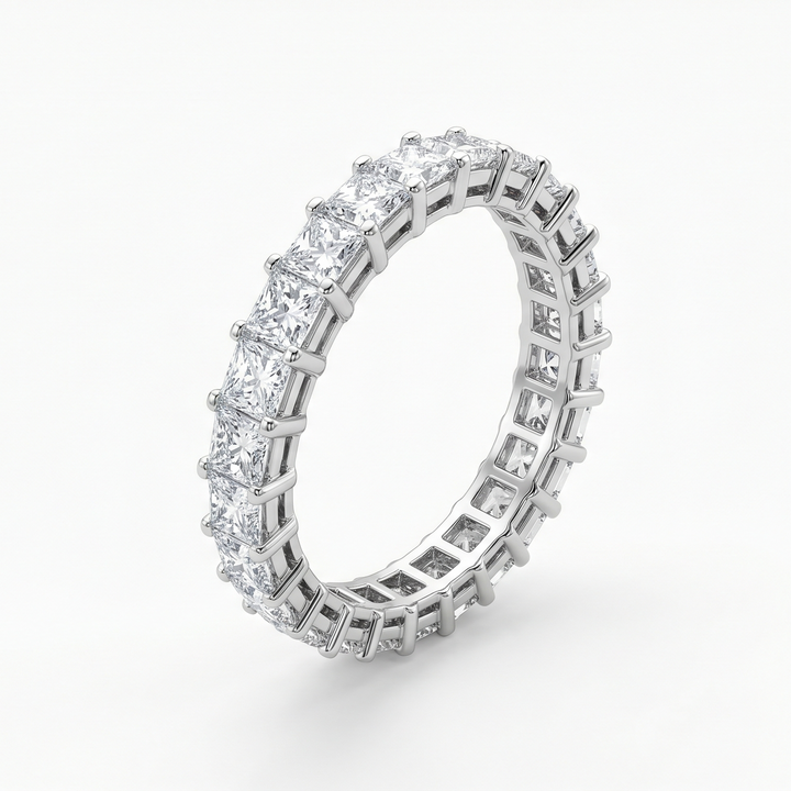 Princess Cut Full Eternity Ring (MG020)