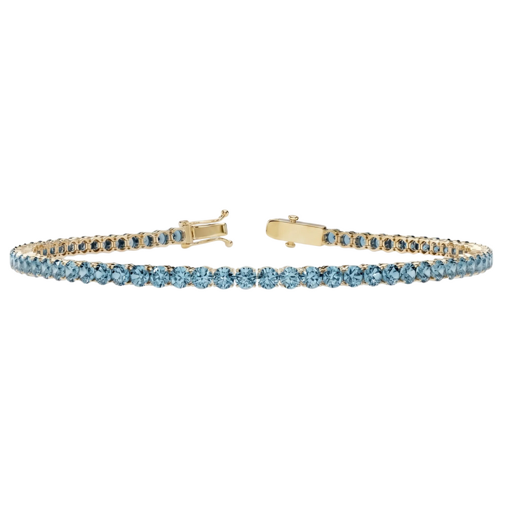 Azure Line Tennis Bracelet (MG218)