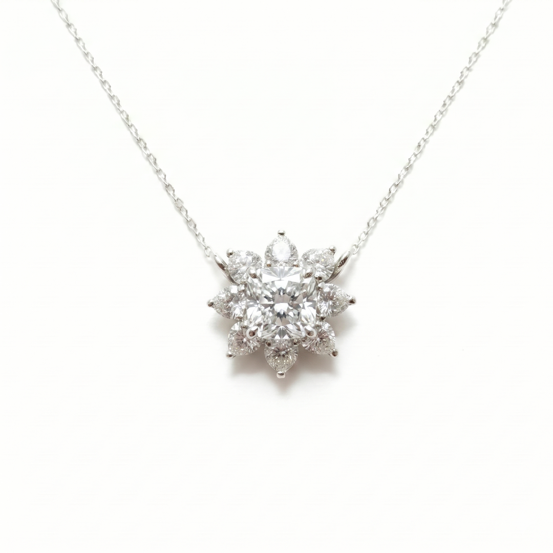 Ruby Bloom Necklace