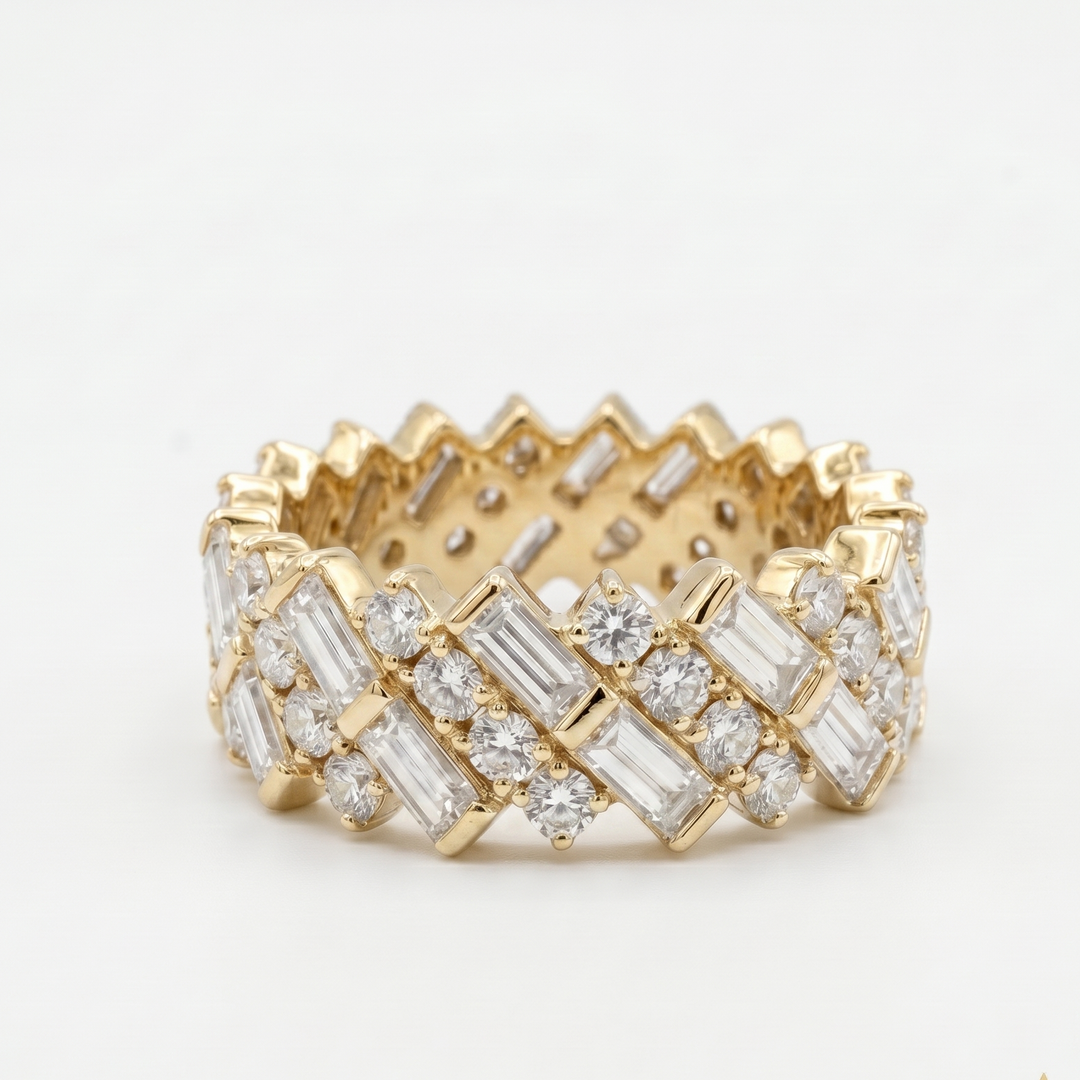 Chevron Royale Eternity Ring (MG295)