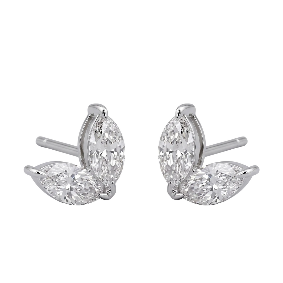 Luna Leaf Studs (MG278)