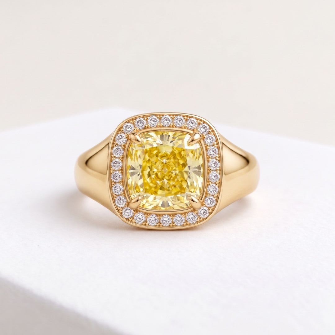 Petite Éclat Yellow Pinky Ring (MG486)