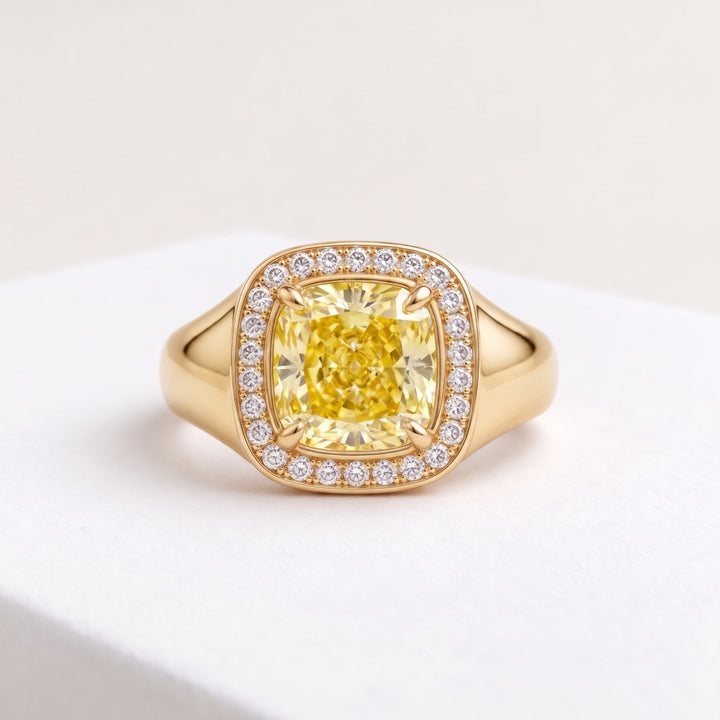 Petite Éclat Yellow Pinky Ring (MG486)