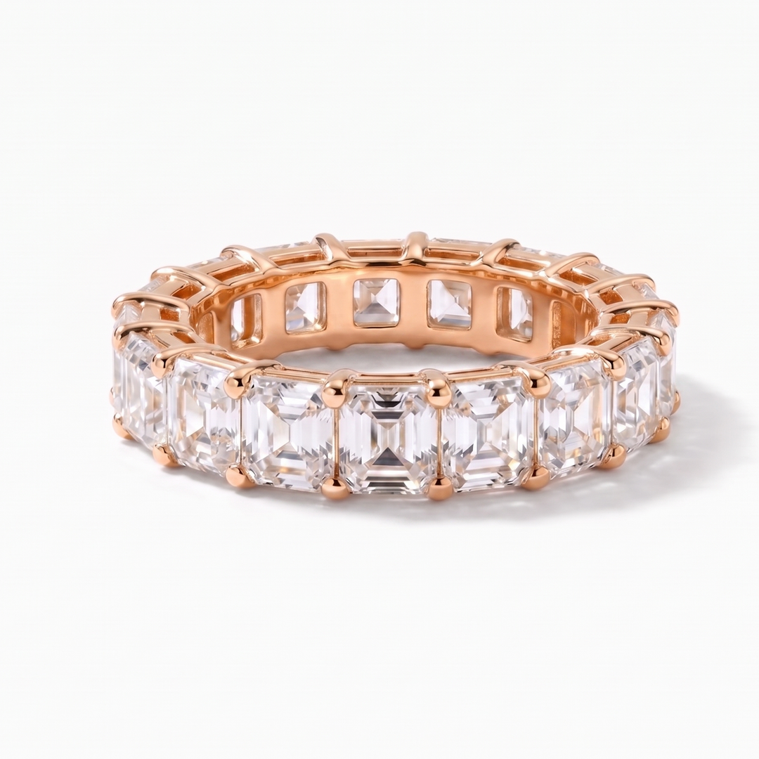 Asscher Cut Full Eternity Ring (MG252)