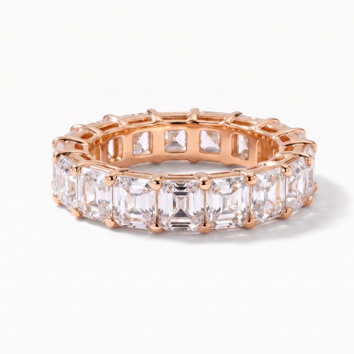Asscher Cut Full Eternity Ring (MG252)