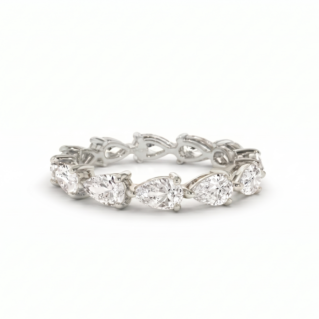 Cascade Pear Eternity Ring (MG247)
