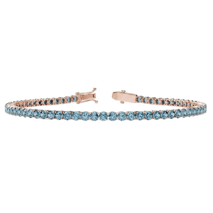 Azure Line Tennis Bracelet (MG218)