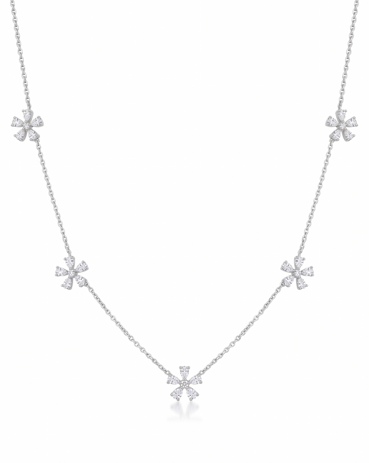 Ruby Bloom Necklace