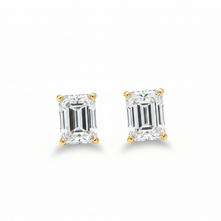 Emerald Cut Earring (MG005)