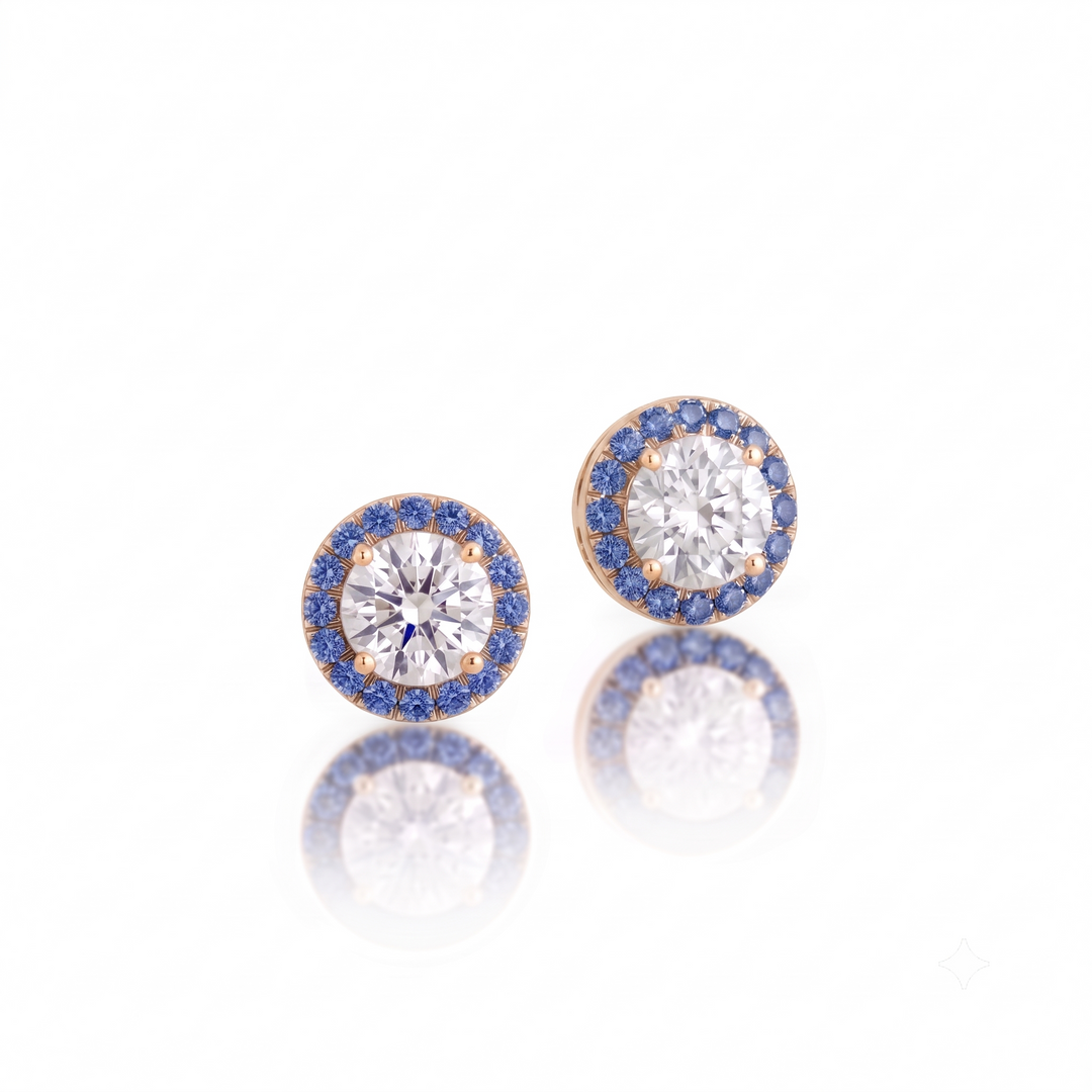 Round Cut Earrings – Radiant Muse