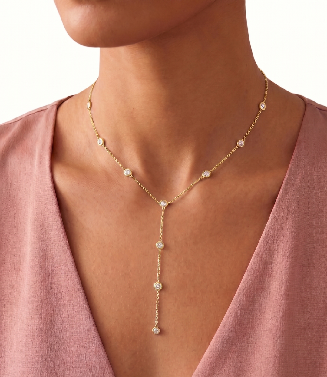 Celeste Diamond Y Necklace (MG364)