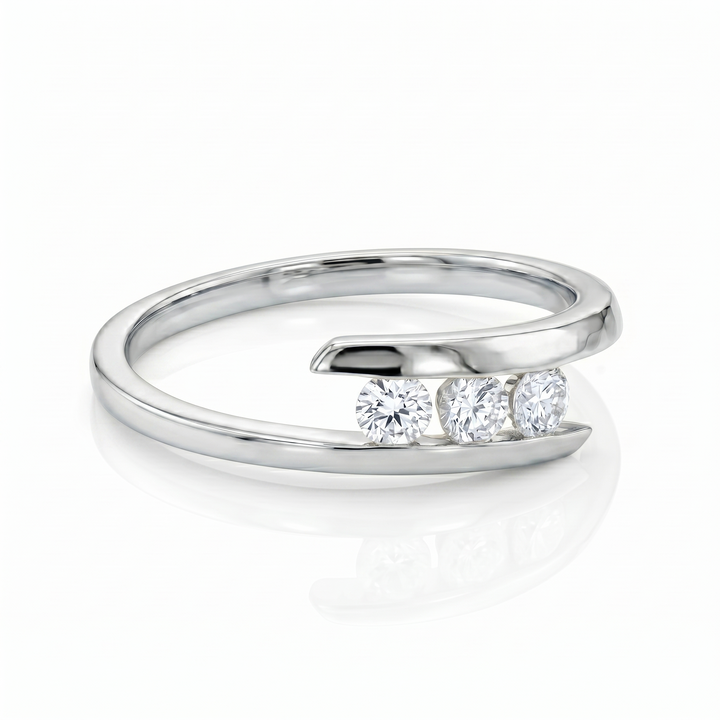 Arc Trio White Ring (MG233)