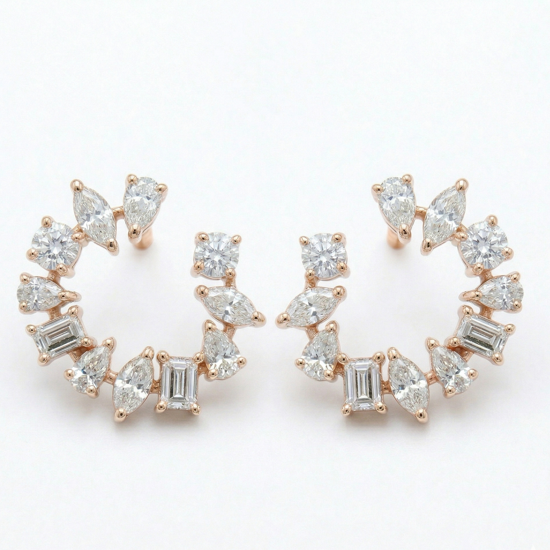 Moonlight Cluster Earrings (MG200)
